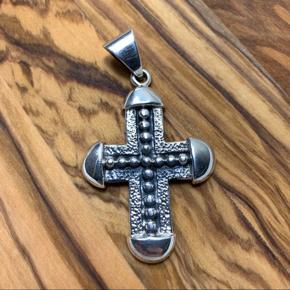 NEW 925 Silver Cross Pendant